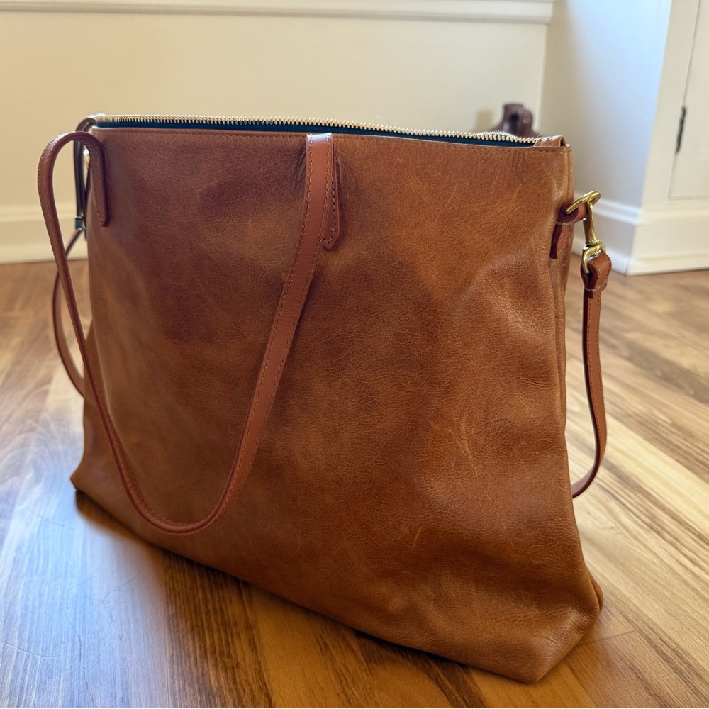 K. Slade American Made Leather Carryall Tote